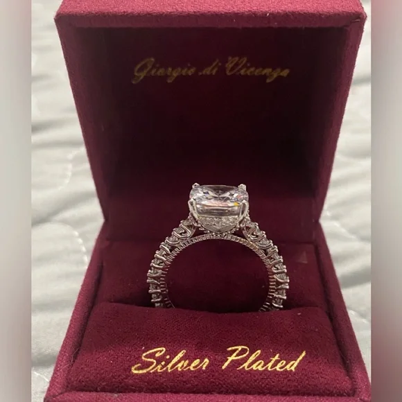 Giorgio Di Vicenza Silver Plated Ring NIB - Picture 1 of 8